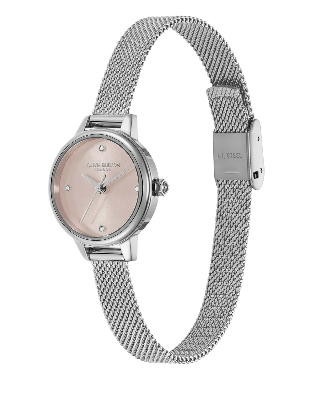 Olivia burton Mini Classic rhinestone watch - Roze