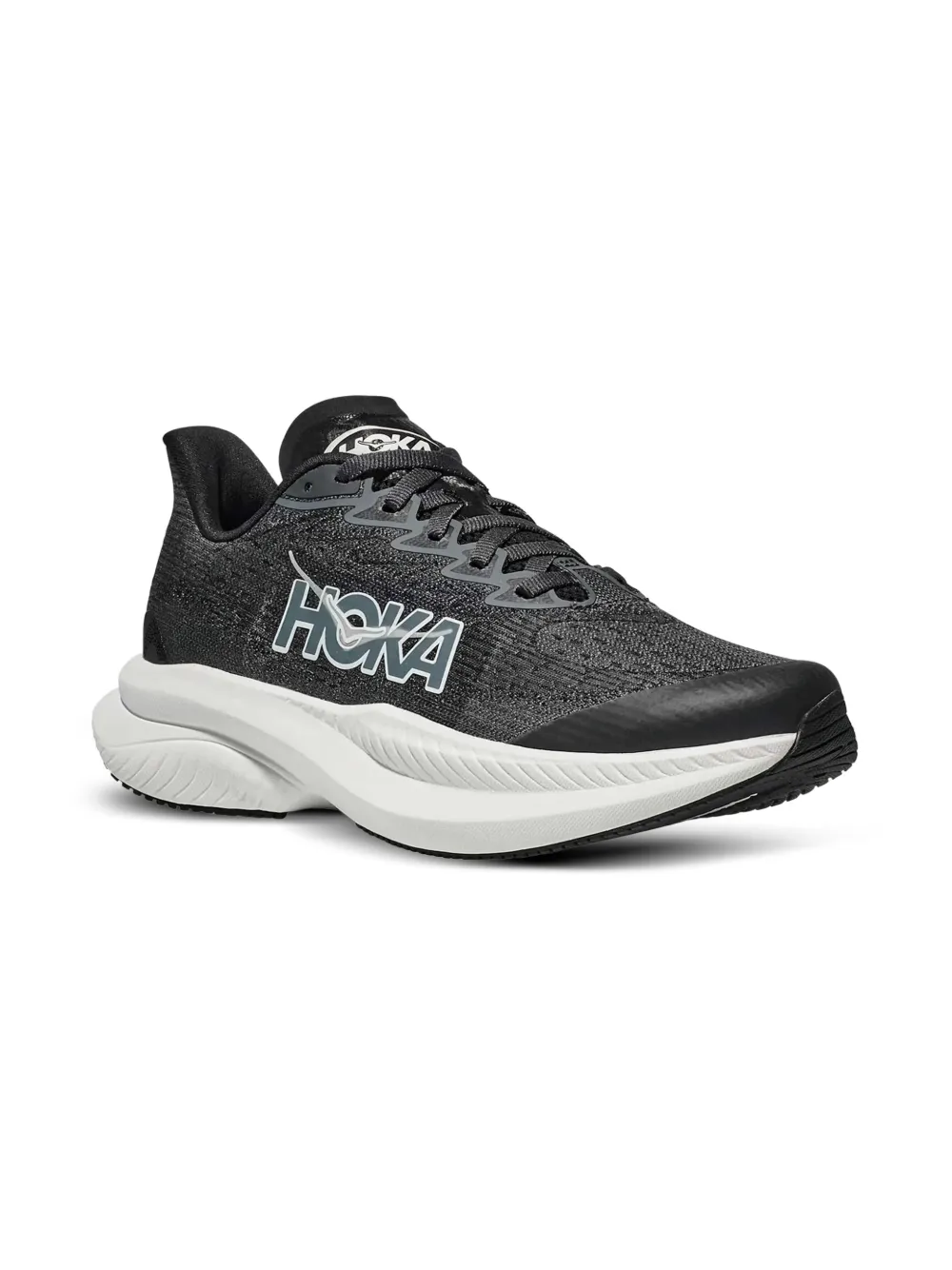 HOKA KIDS Mach 6 logo-print sneakers - Nero