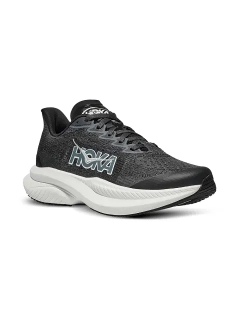HOKA KIDS Mach 6 logo-print sneakers