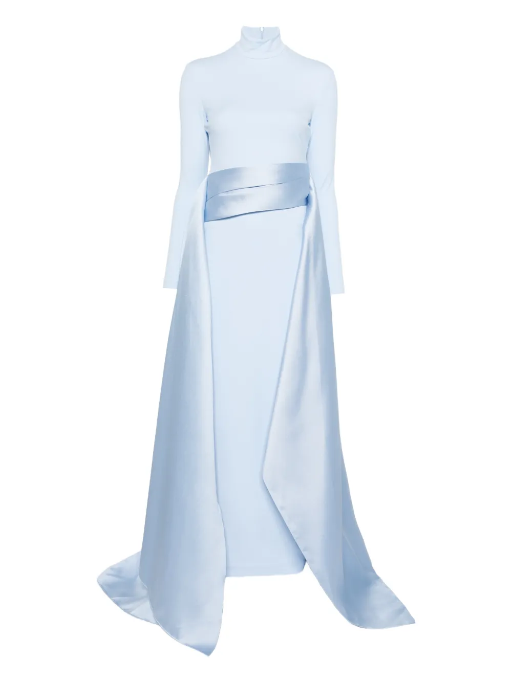 Solace London Olivia long-sleeved maxi dress - Blu