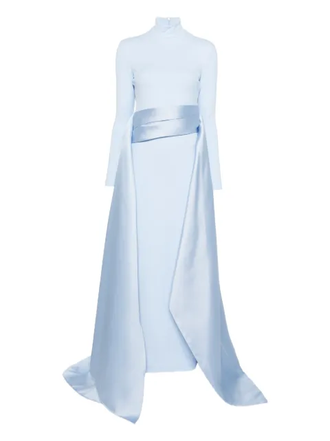 Solace London Langärmeliges Olivia Maxikleid