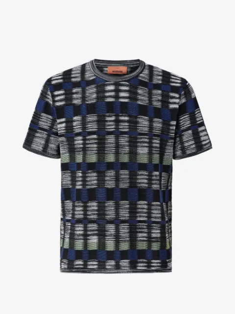 Missoni checked short-sleeve T-shirt
