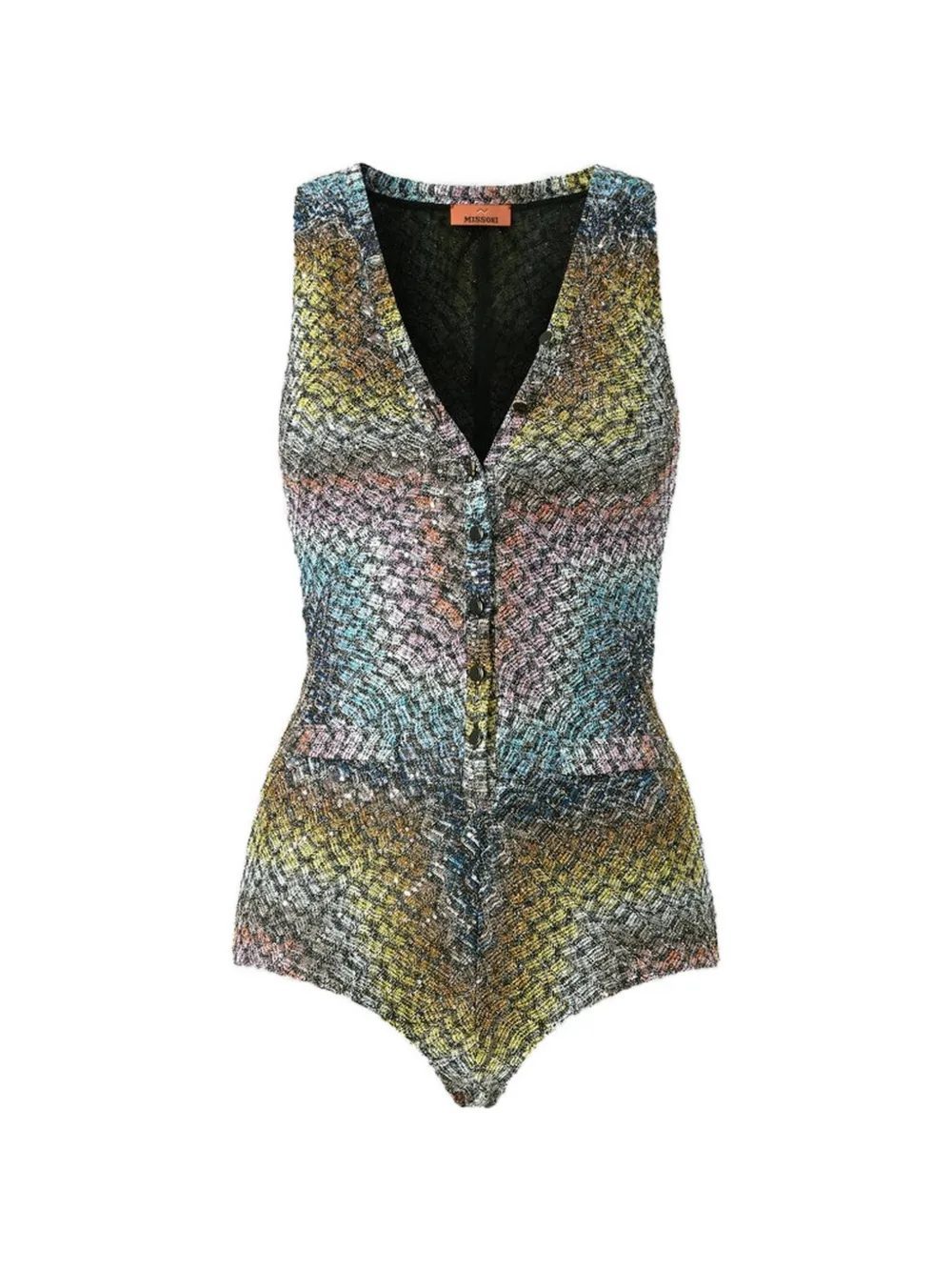 Missoni Badpak met V-hals Blauw