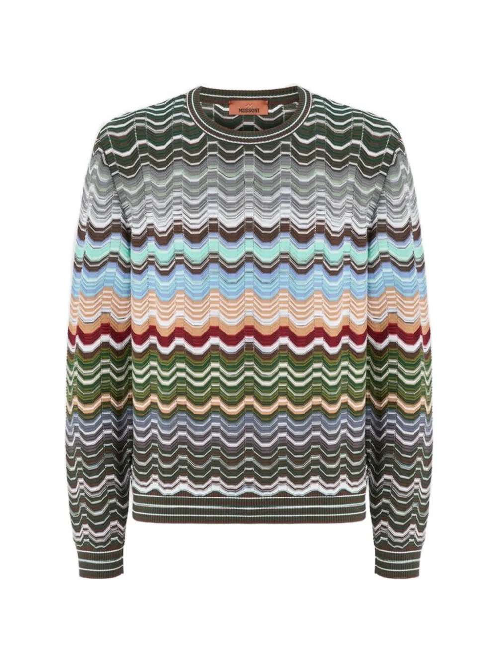 Missoni Trui met ronde hals Groen