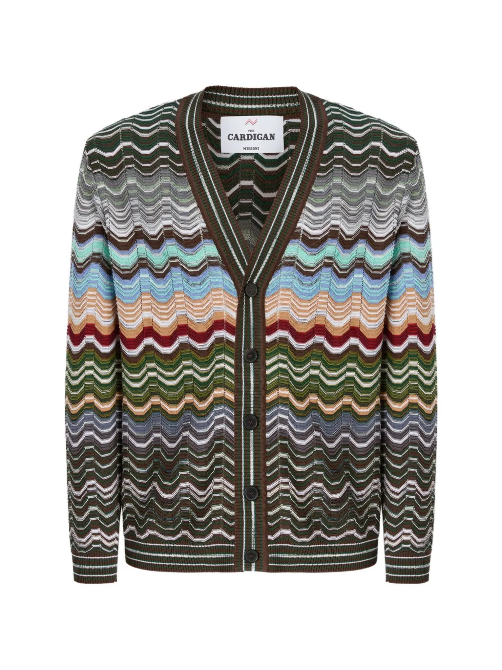 Missoni zig-zag cardigan - Verde