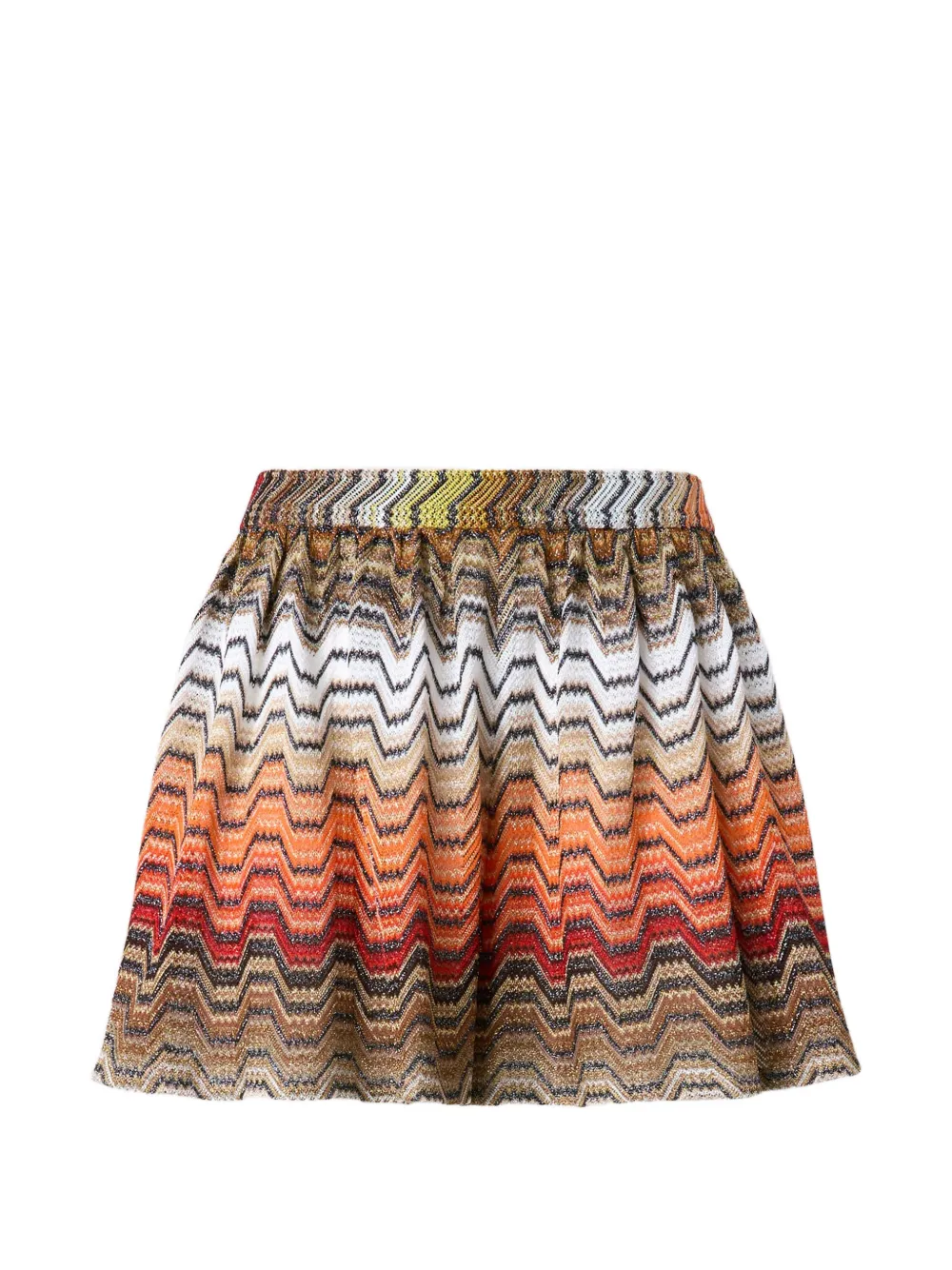 Missoni Minigonna con motivo a zigzag - Marrone