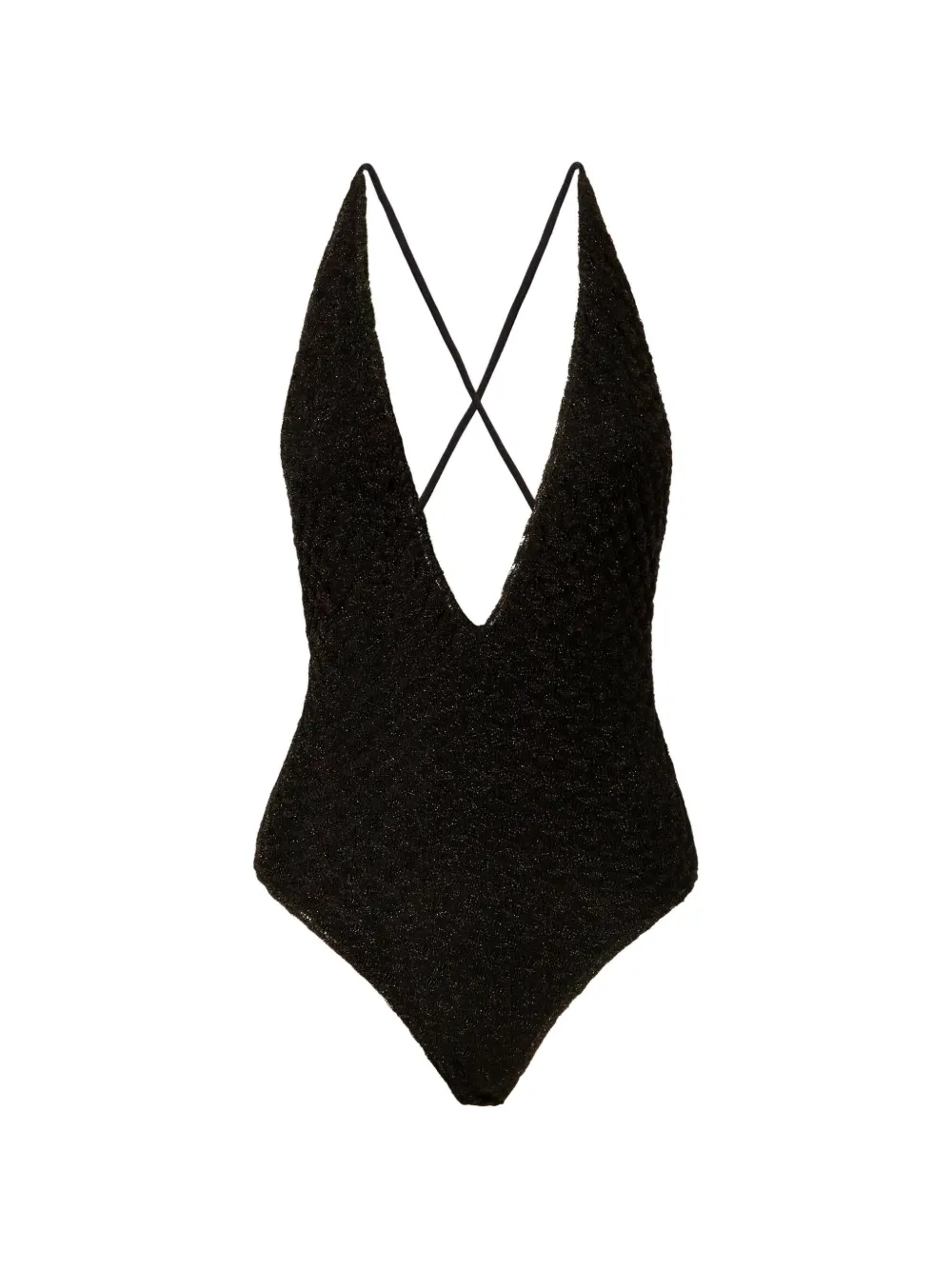 Missoni cross-back swimsuit - Nero