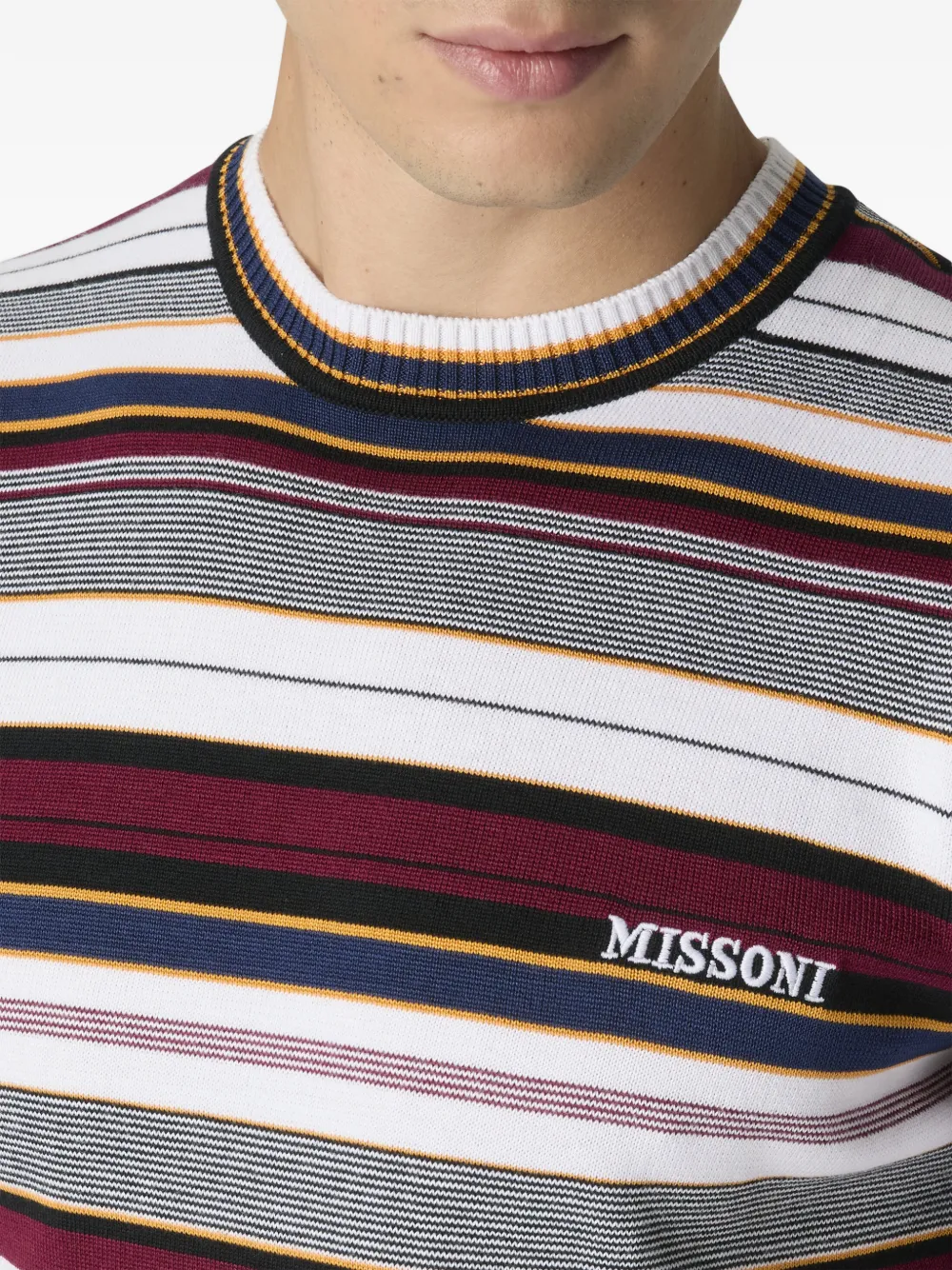 Missoni Gestreept T-shirt Wit
