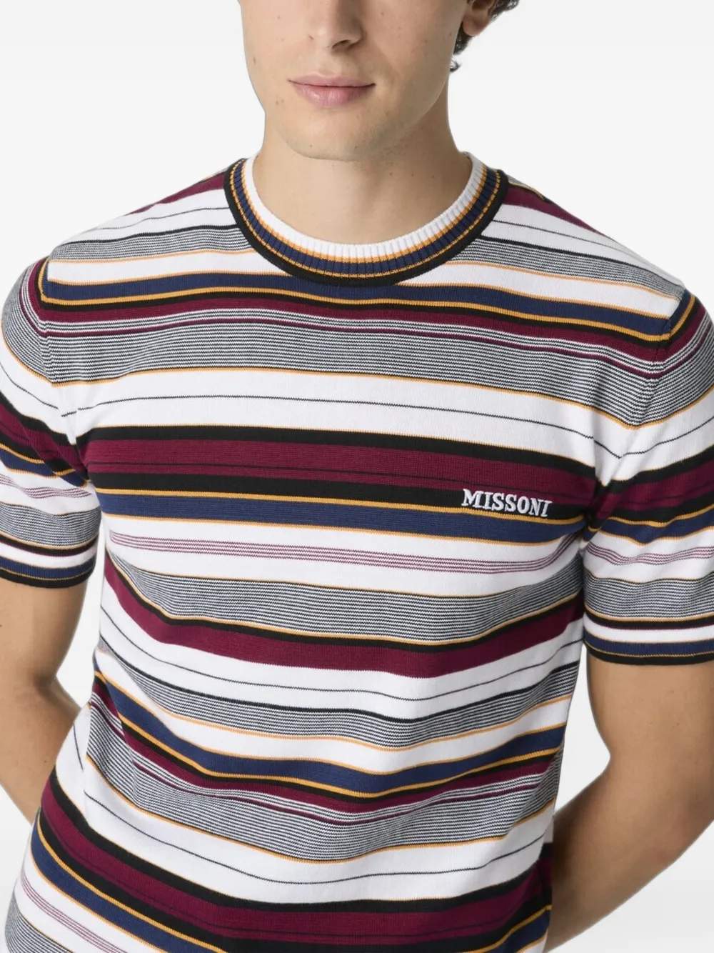 Missoni Gestreept T-shirt Wit