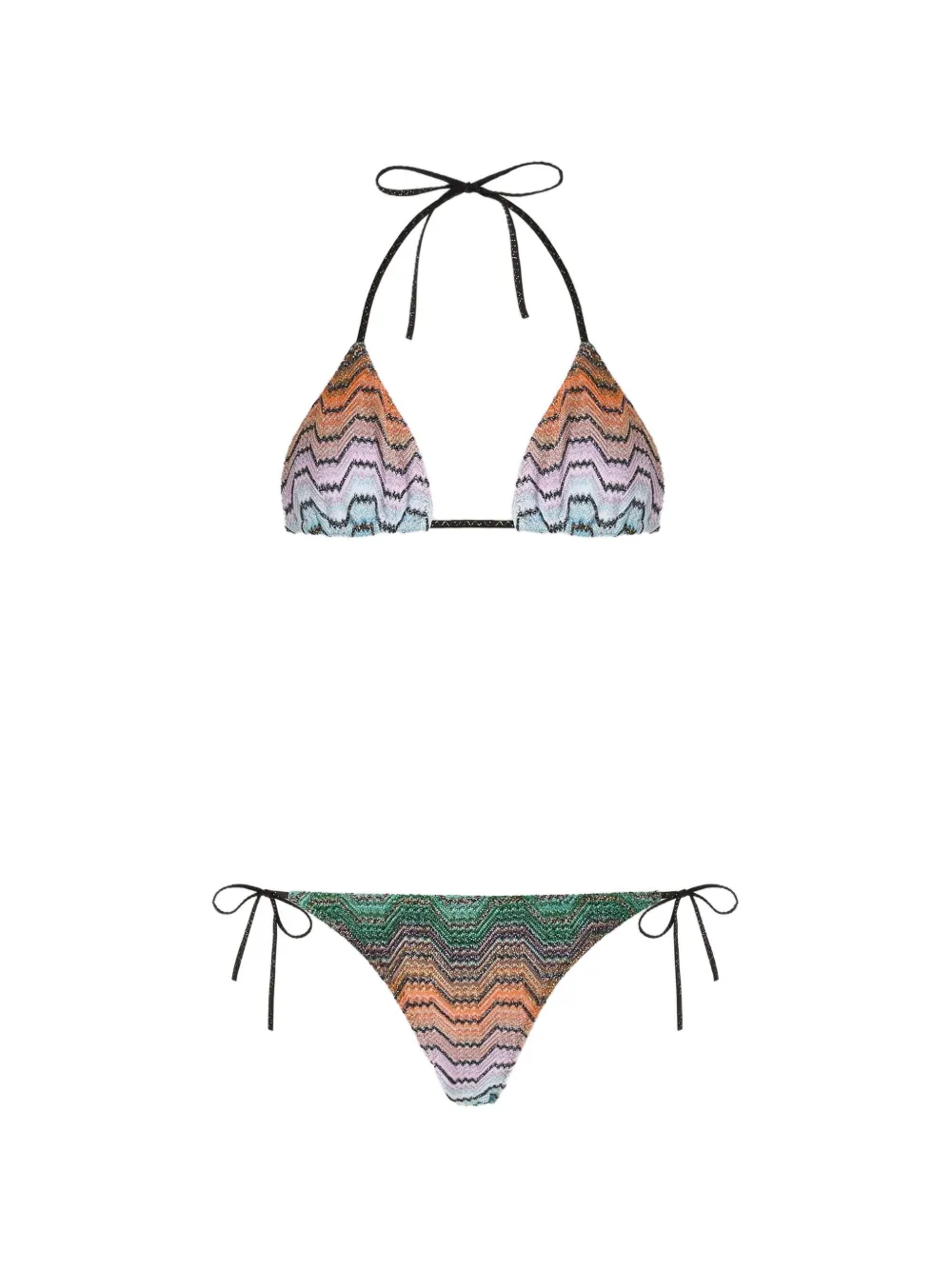 Missoni bikini in viscose lamé blend - Arancione