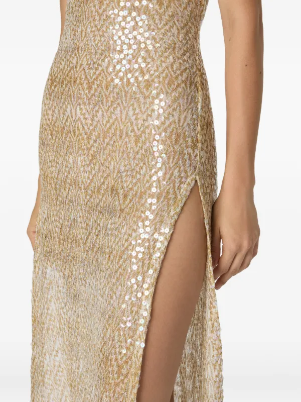 gold sequin beach dress Missoni sequin-embellished Maxi | River island