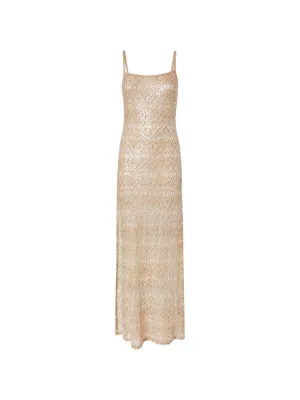 missoni gold cocktail dress Missoni One-Shoulder Maxi Dress