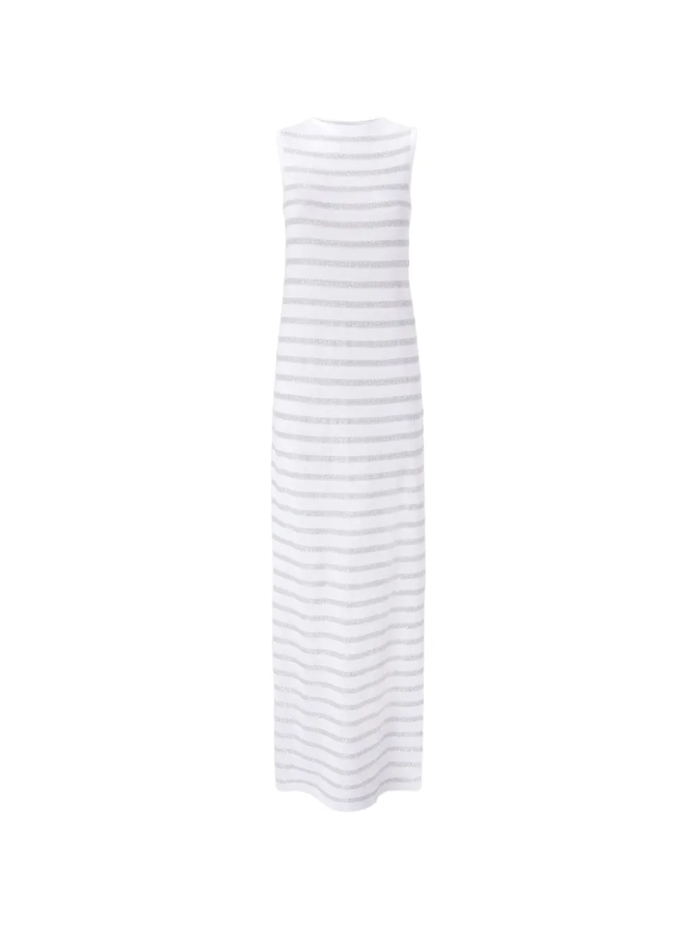 Missoni striped sleeveless maxi dress - Bianco