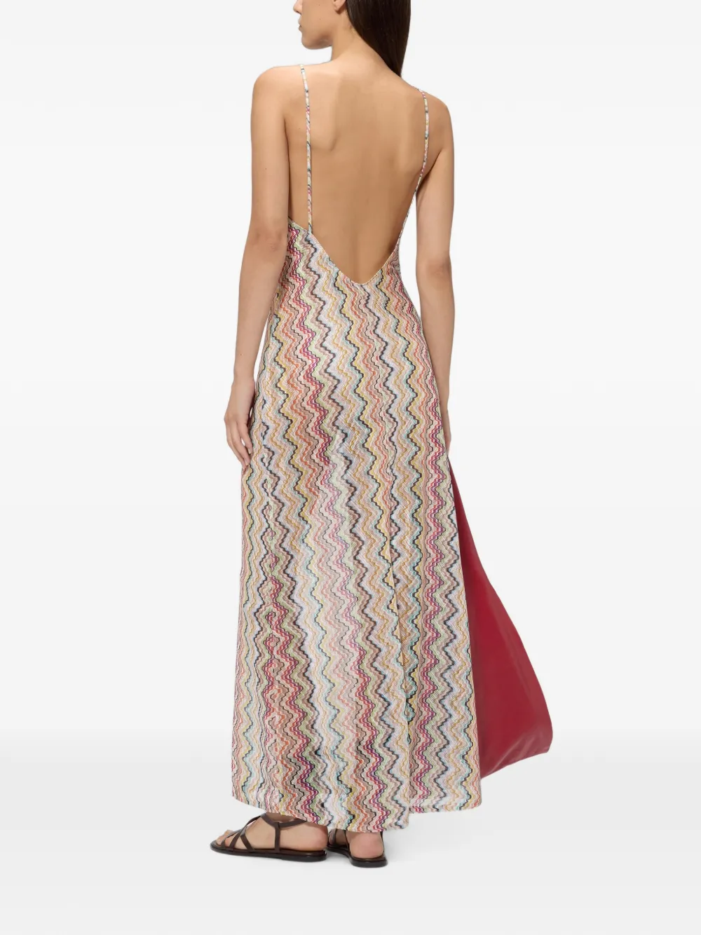 Missoni Lange cover-up met smalle bandjes Beige