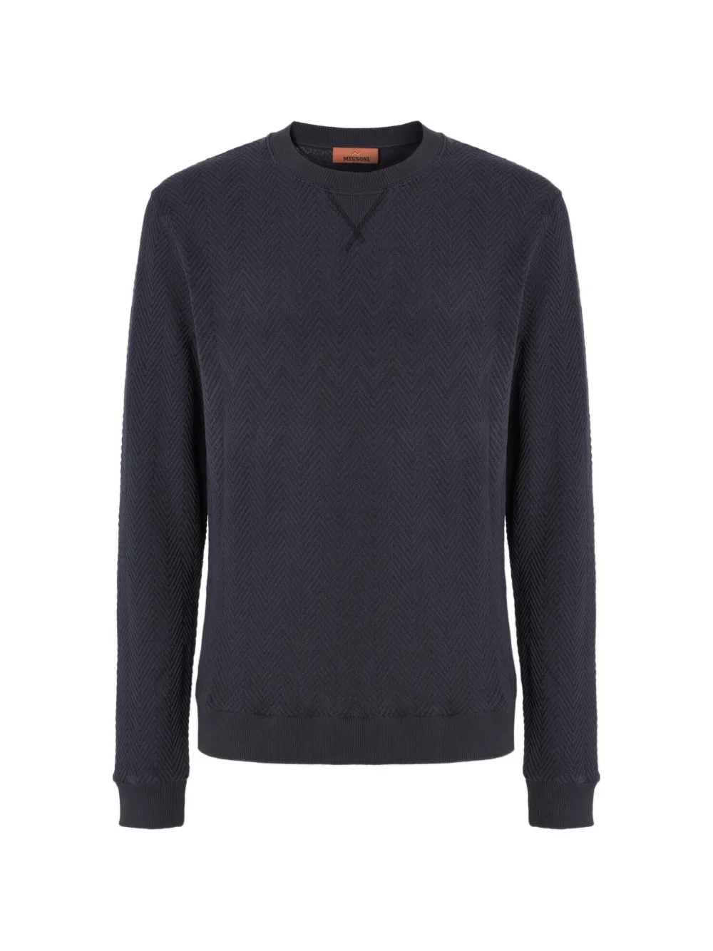 Missoni crew-neck sweatshirt - Blu
