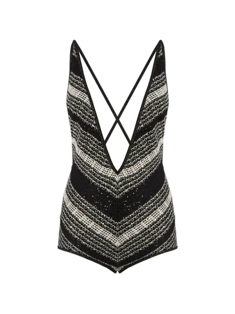 Missoni mesh one-piece swimsuit