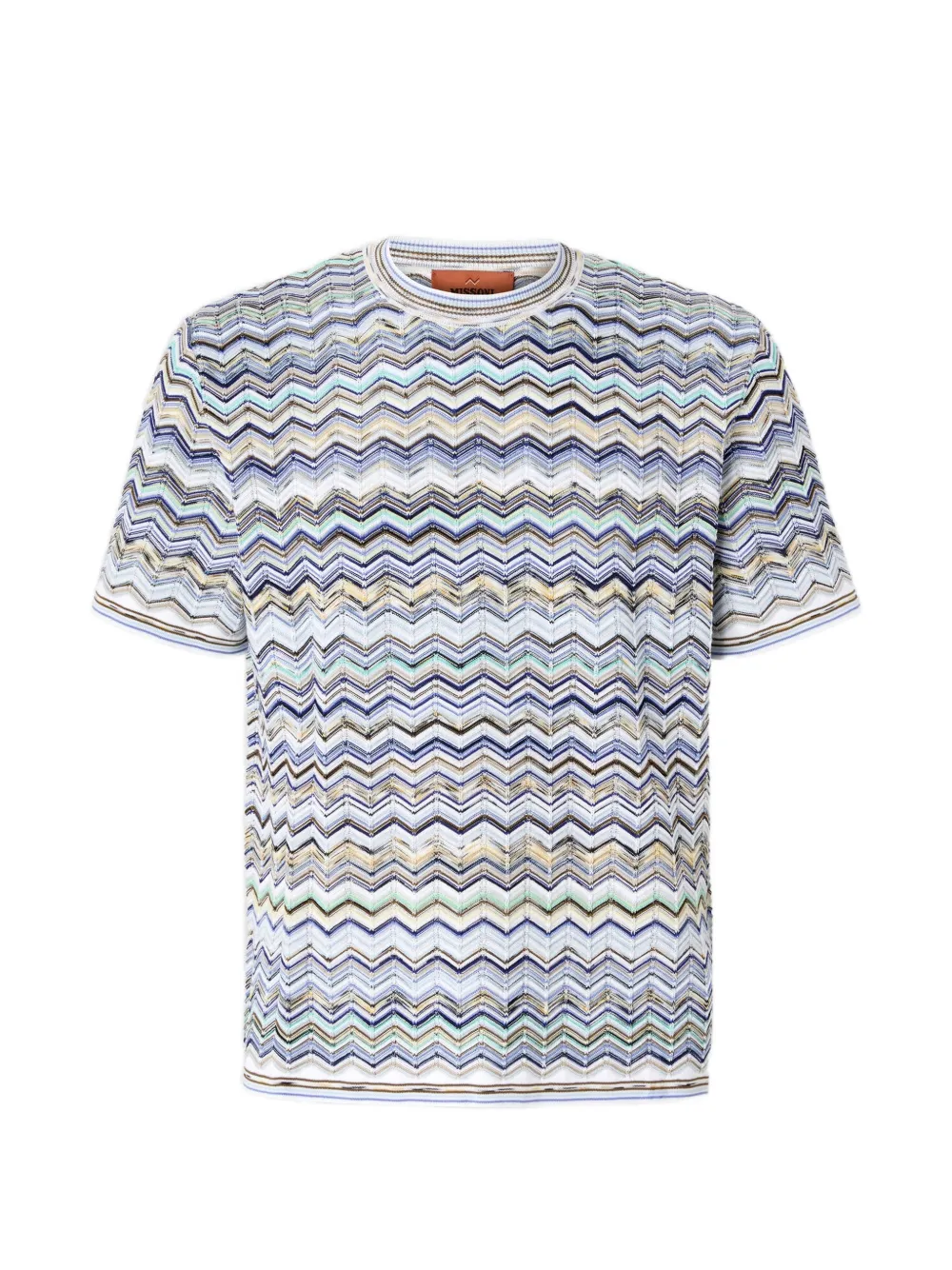 Missoni zigzag pattern T-shirt - Bianco