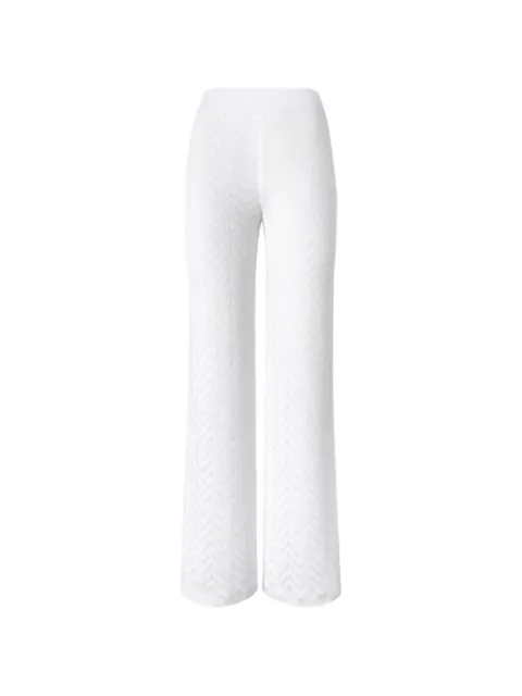 Missoni chevron-pattern trousers