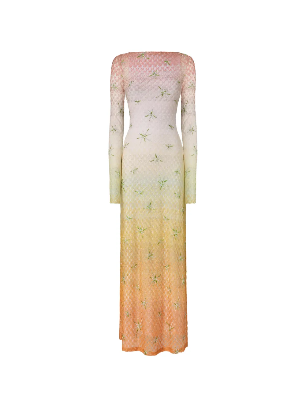 Missoni embroidered beach dress - Orange