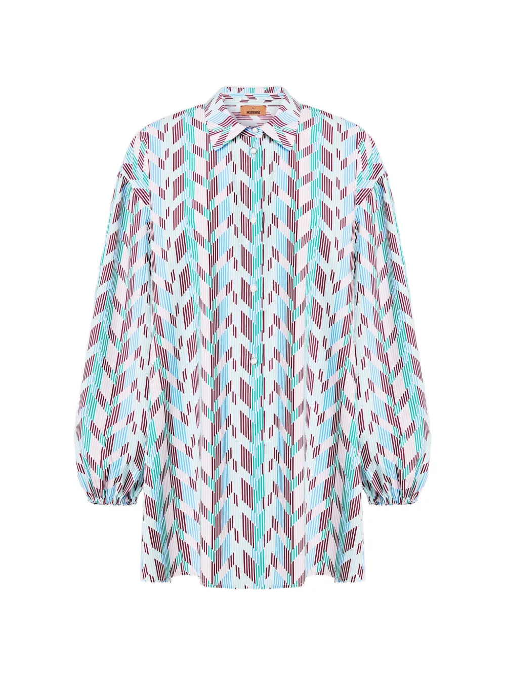 Missoni chevron-pattern shirt - Bianco