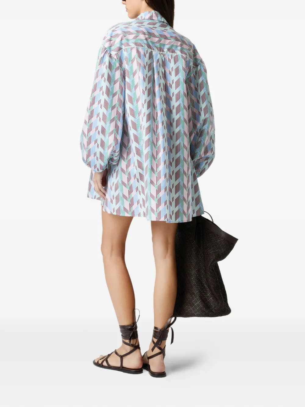 Missoni Katoenen popeline blouse met print Wit
