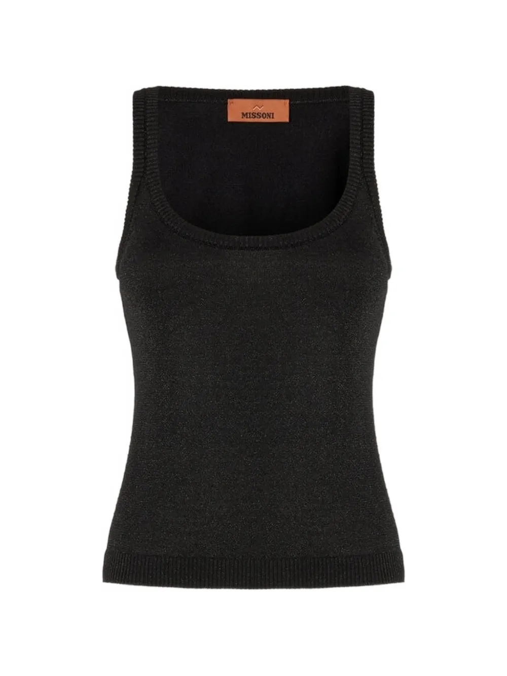 Missoni Tanktop met vierkante hals Zwart