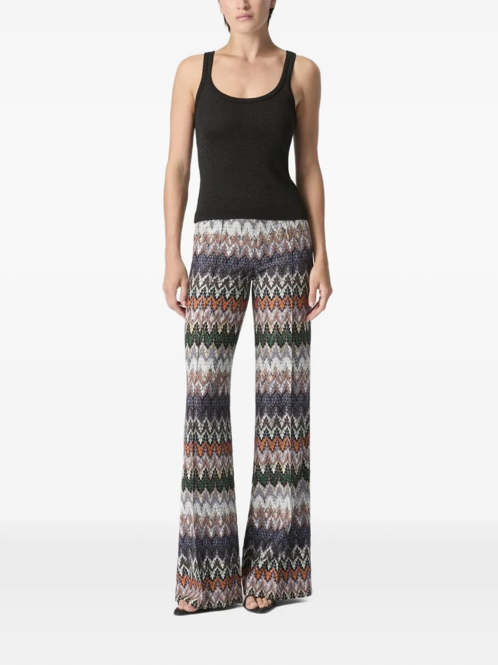 Missoni Tanktop met vierkante hals Zwart