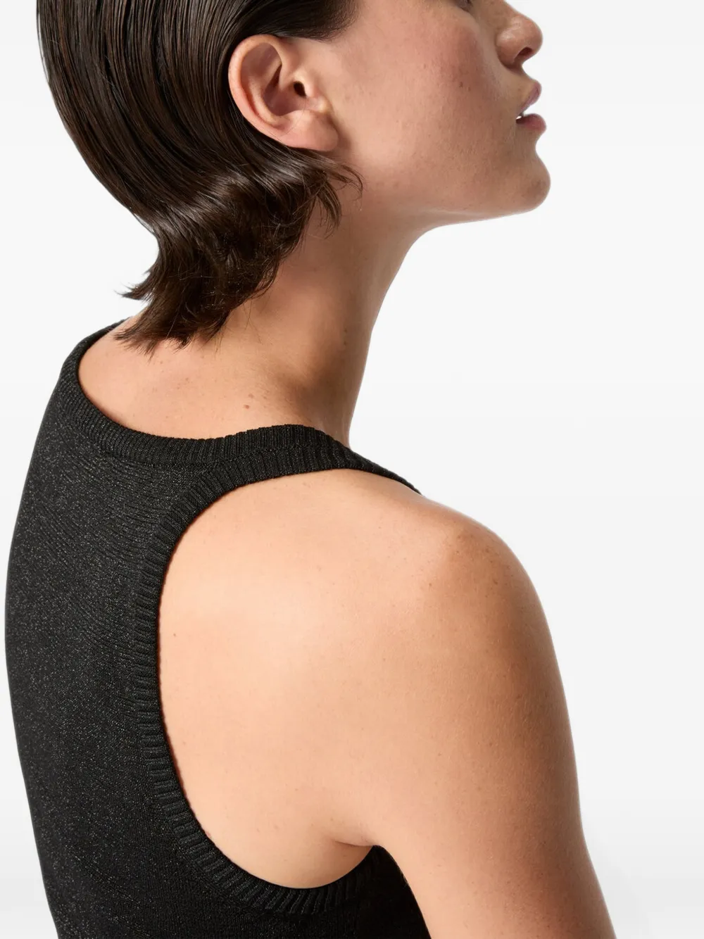 Missoni Tanktop met vierkante hals Zwart