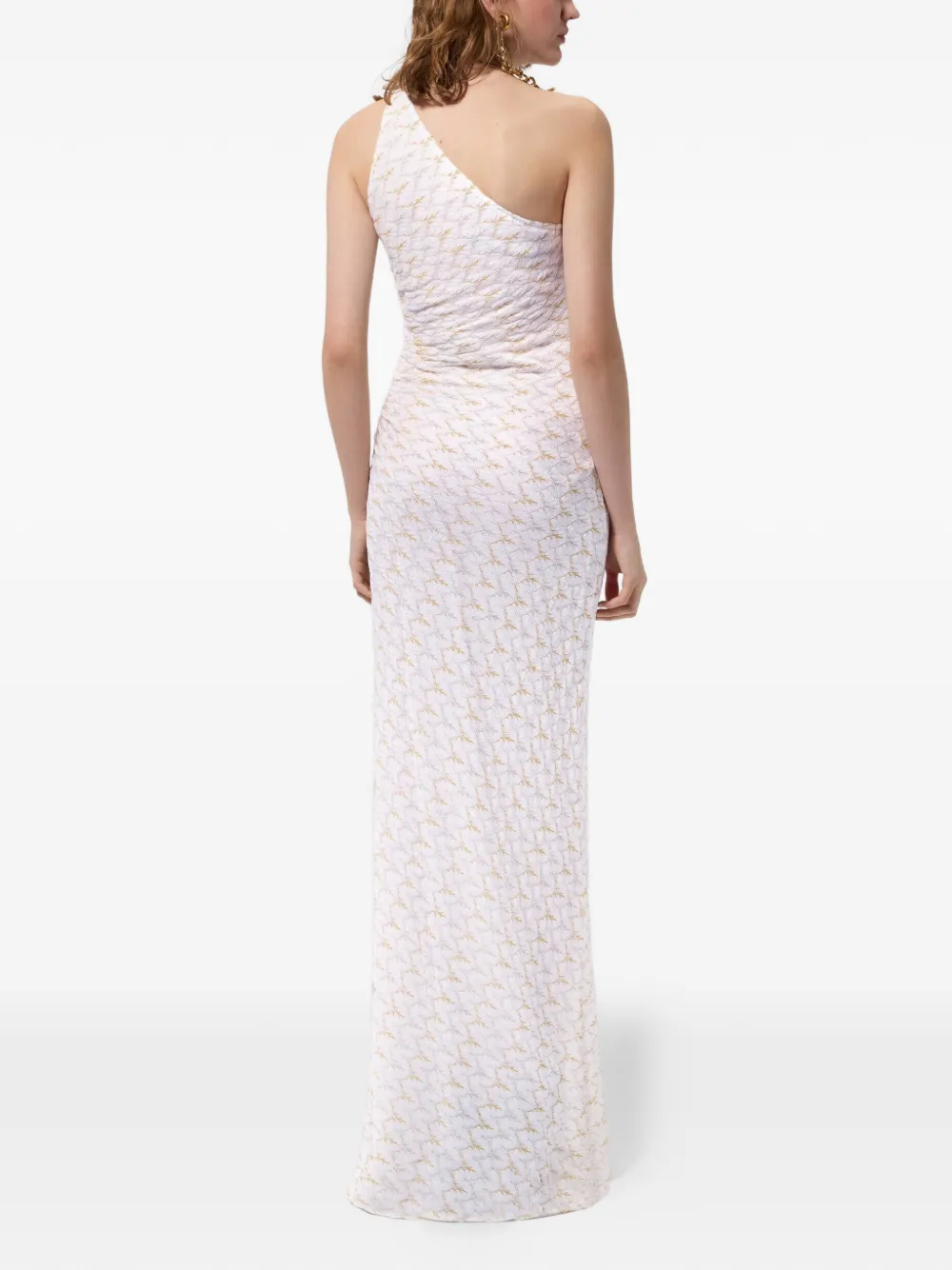 Missoni Asymmetrische maxi-jurk Wit