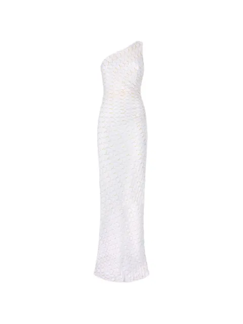 Missoni one-shoulder ruched maxi dress