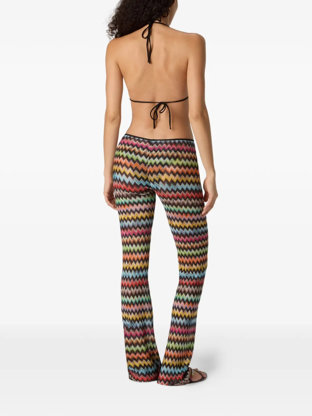 Missoni Zigzag flared broek Geel