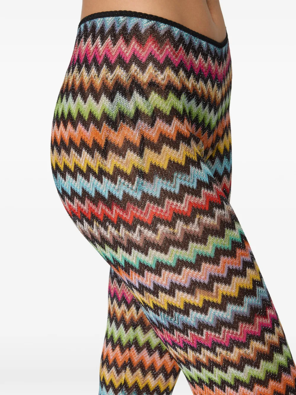 Missoni Zigzag flared broek Geel