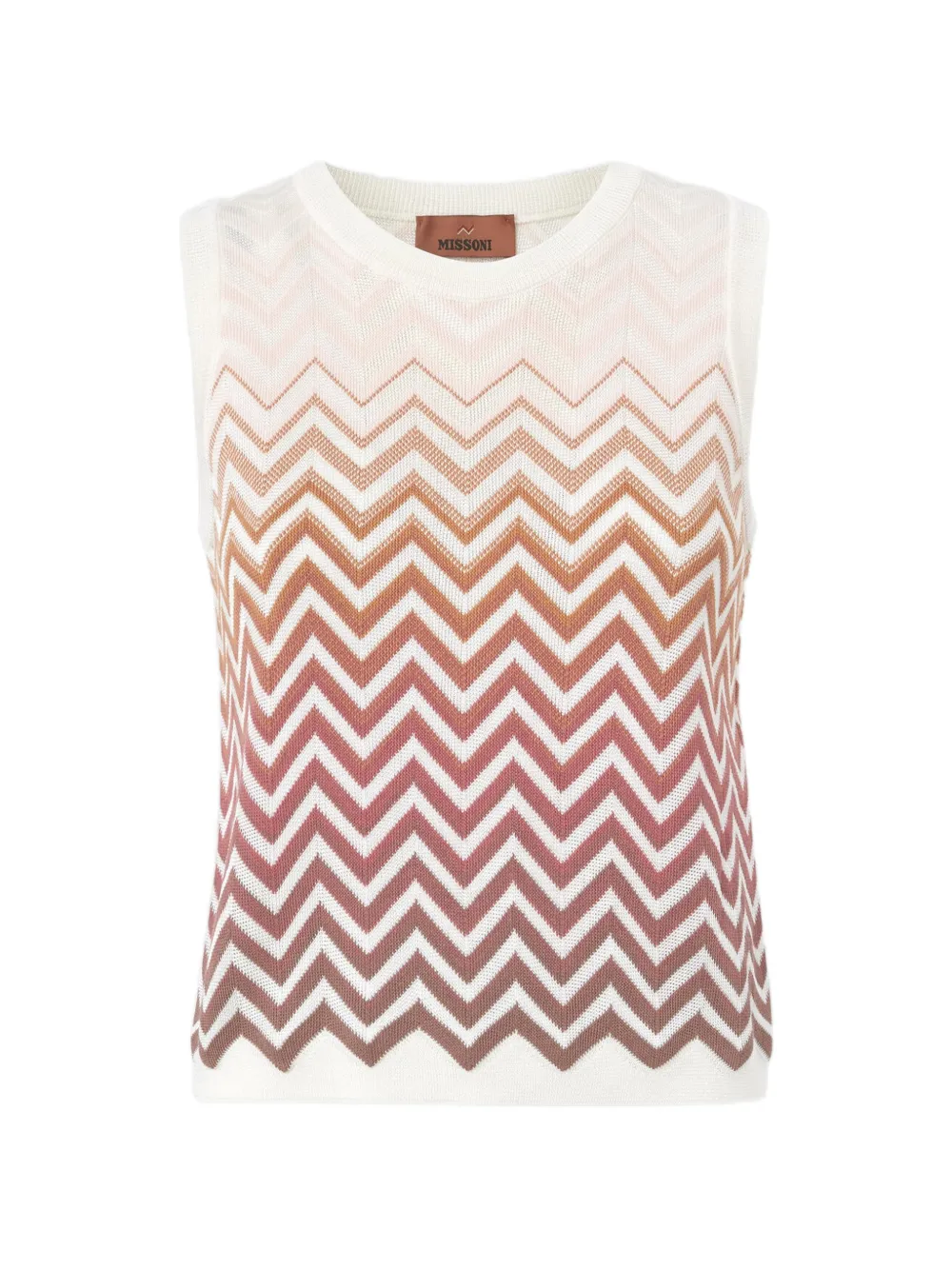 Missoni Zig-zag Top In White