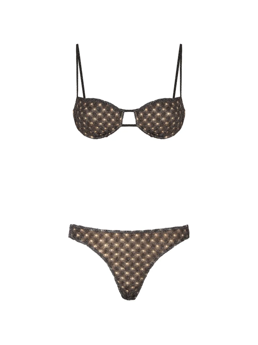 Missoni cut-out bikini - Nero
