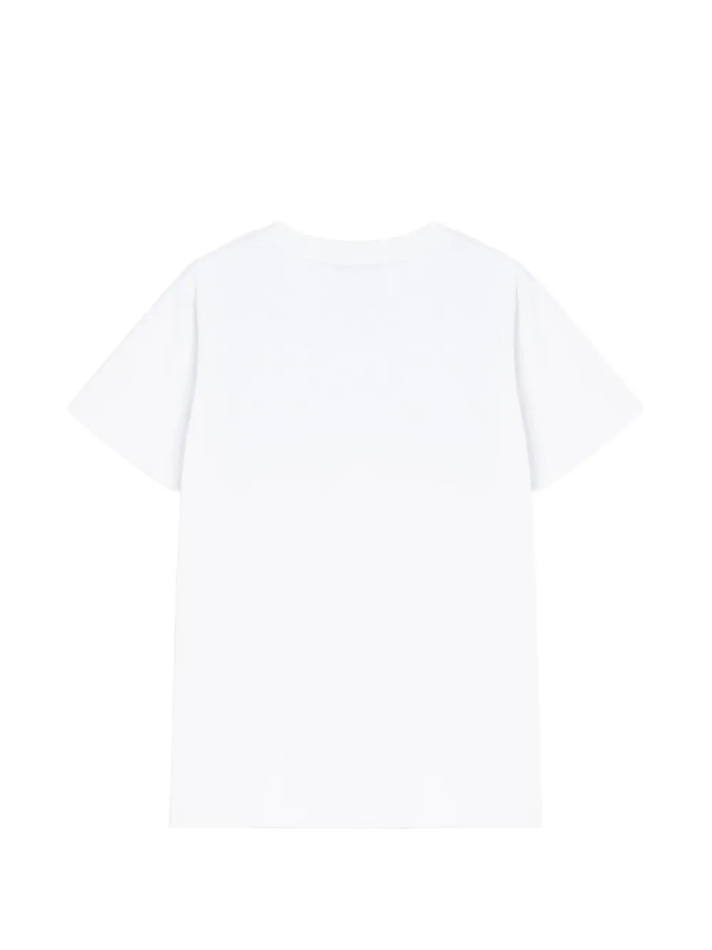 Missoni Kids T-shirt met zigzag-patroon en logo-print Wit