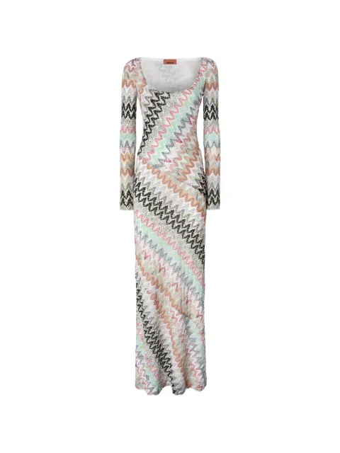 Missoni zigzag-pattern maxi dress