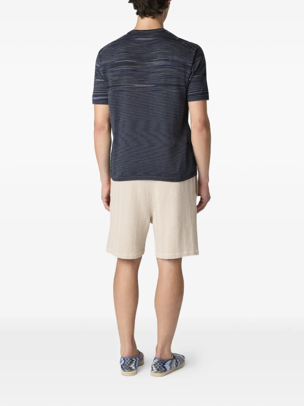 Missoni Gestreept T-shirt Blauw