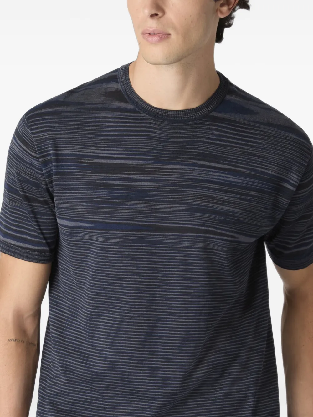 Missoni Gestreept T-shirt Blauw