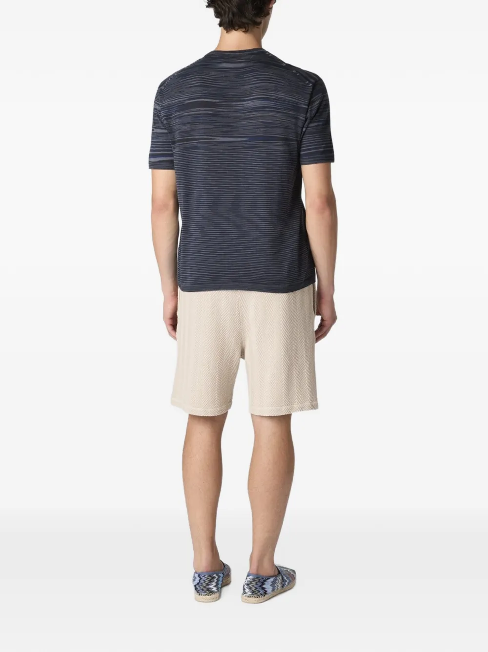 Missoni Gestreept T-shirt Blauw