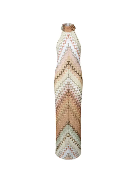 Missoni halter zig-zag dress