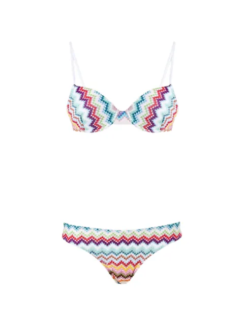 Missoni zig-zag-pattern bikini set