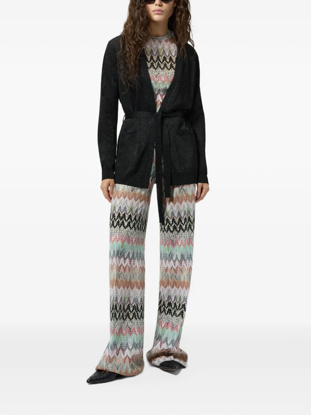 Missoni Vest met riem Zwart
