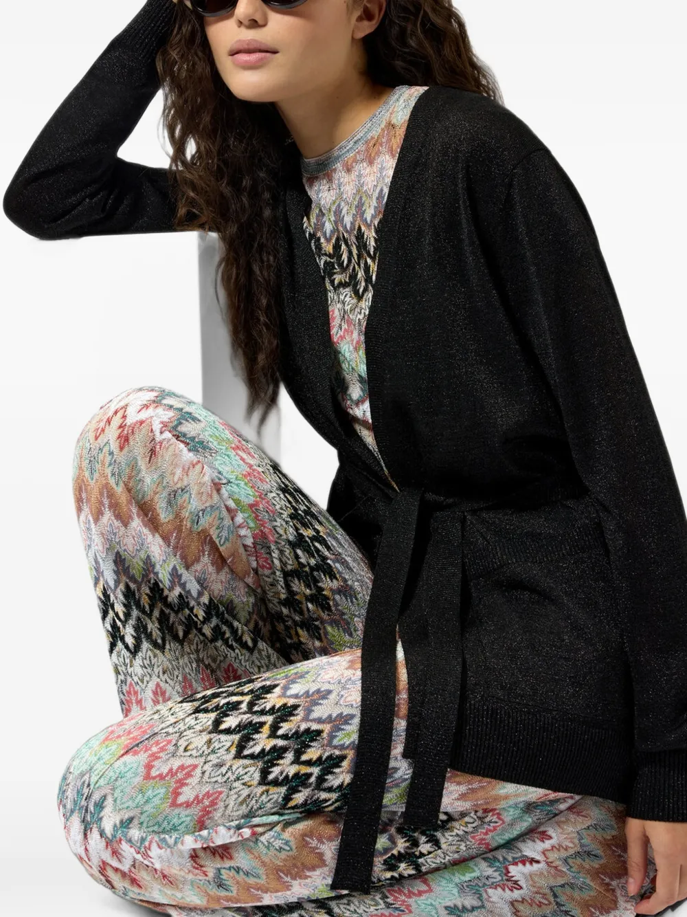 Missoni Vest met riem Zwart