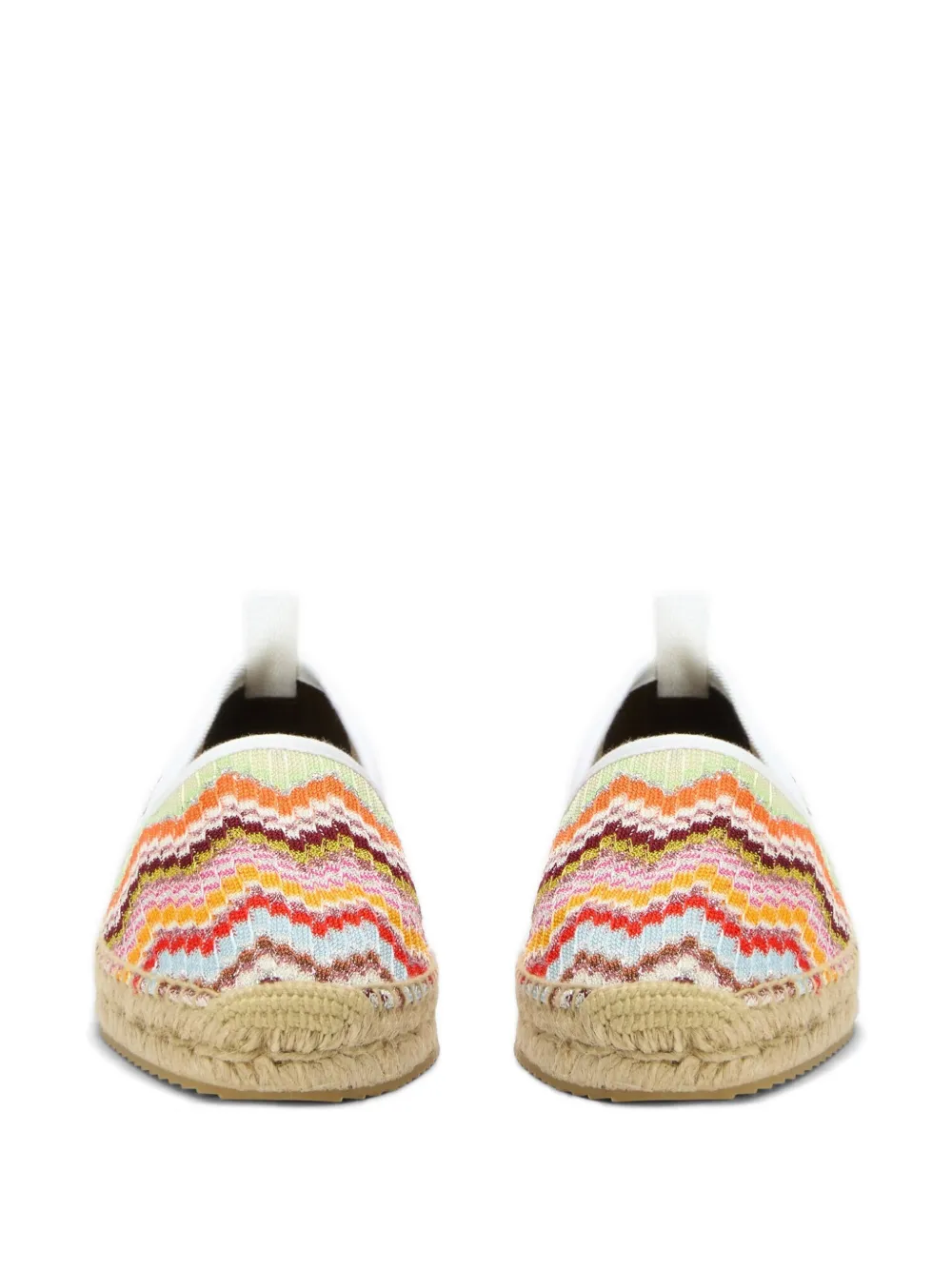 Missoni Espadrilles met zigzag-patroon Oranje