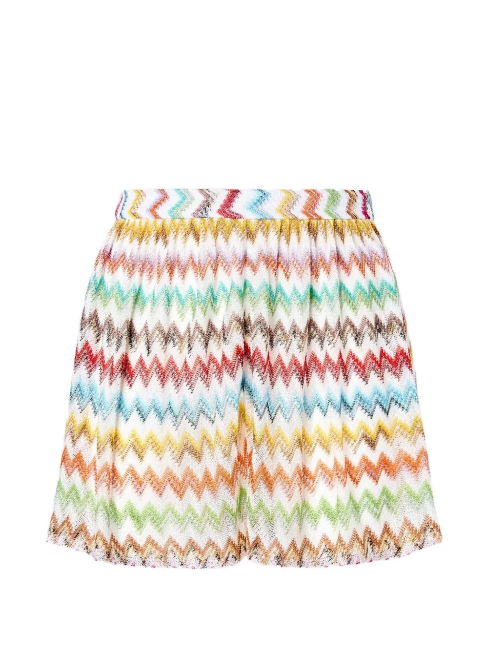 Missoni zigzag elasticated shorts - Bianco