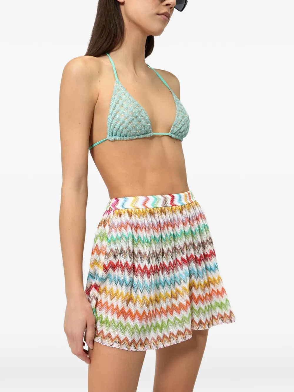 Missoni Elastische shorts Wit