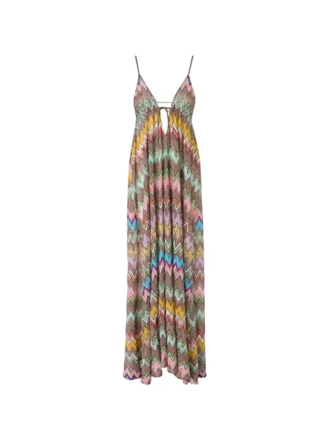 Missoni V-neck maxi dress