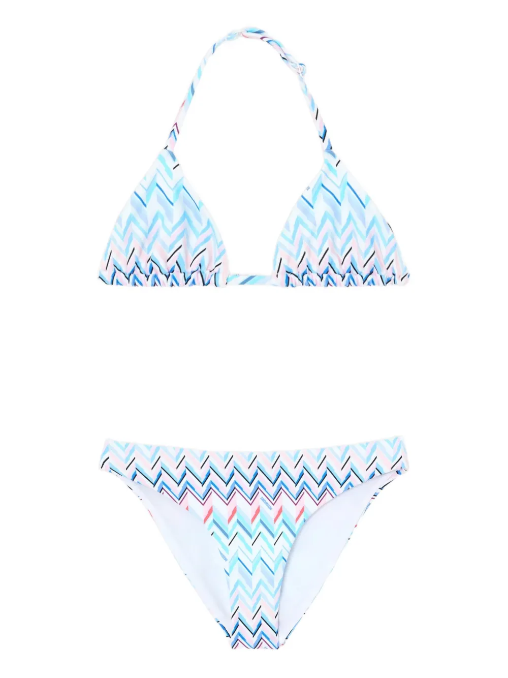 Missoni Zigzag-print Bikini In White