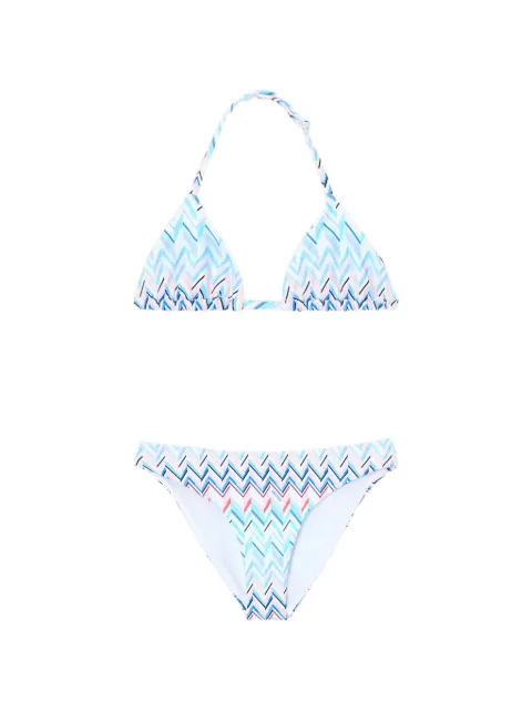 Missoni Kids zigzag-print bikini