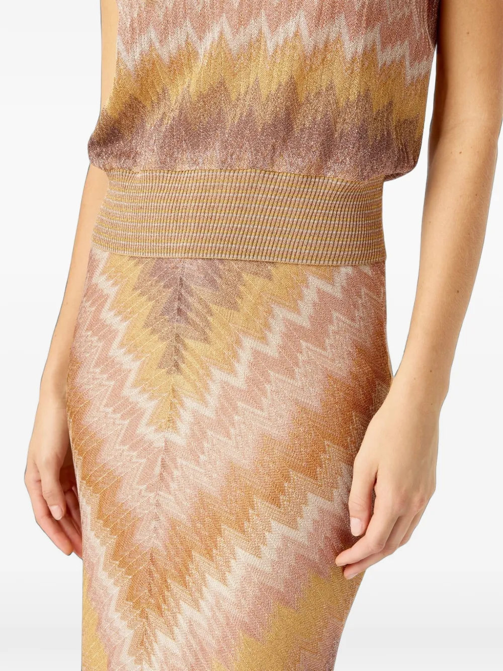 Missoni Top met zigzag patroon Oranje